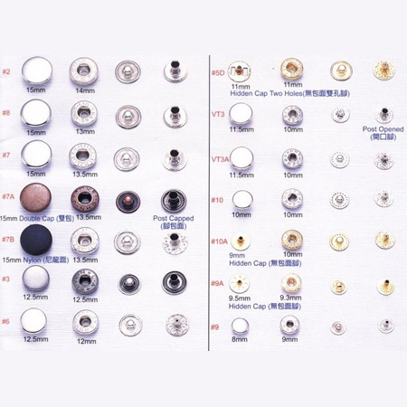 Pulsante Snap - 7-1Metal Buttons Pulsante Snap - 7-1Metal Buttons